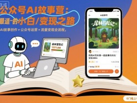 公众号ai故事营,最适合小白的自媒体变现之路