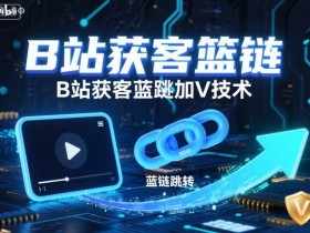 B站获客篮链跳转加V技术,B站获客蓝链跳转技术