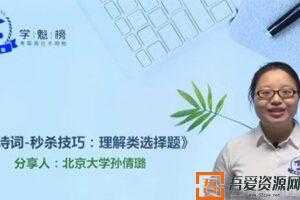 孙倩璐-学魁榜 2020语文最新秒杀技巧课