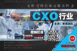 老裘聊行业与公司之05CXO行业