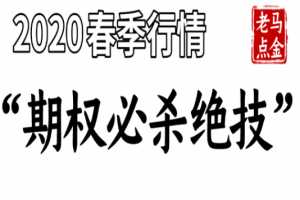 《2020春季行情“期权必杀绝技”》老马点金