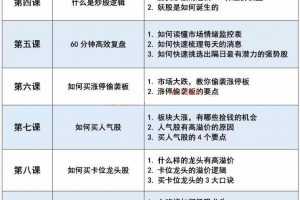 混江龙溢价课程2019年PDF文字资料 12个