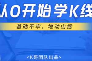 2020年K哥团队狐狸老师 A股课程视频从0开始学K线