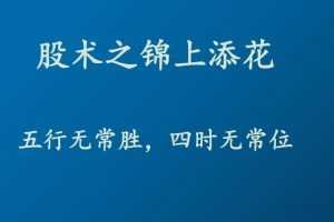 股术之锦上添花独家战法-捕捉主力资金战法视频