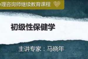 性咨询师性治疗师《咨询中的性》性生理性心理远程培训视频+课件