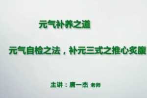 添油接命与补养之道元气检查秘法养生视频教程修真