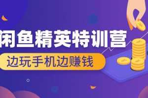 翼牛学堂 闲鱼精英特训营进阶班