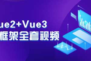 Vue2+Vue3前端框架全套视频