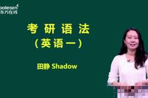 新东方：田静核心语法及长难句英语一、英语二课程