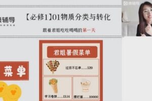 猿辅导2023高一化学王君暑假班