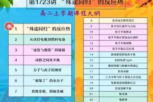 高二化学成功2024高中化学A+暑假