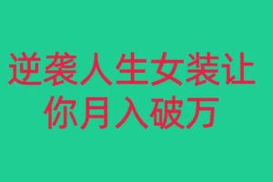 小红书女装无货源月入过万，只要努力就会有成效！