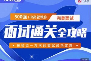 《面试通关全攻略》 500强HR高管教你完美面试