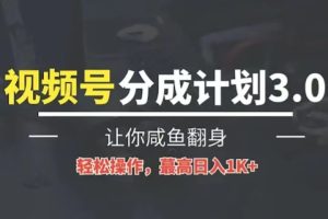 24年视频号冷门蓝海赛道，操作简单，单号收益可达四位数