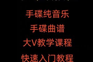 手碟教程视频教学初学入门课程handpan手碟鼓零基础自学打击乐器