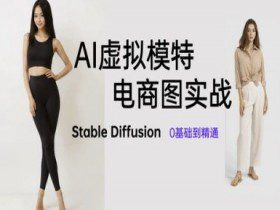AI虚拟模特电商图实战，AI绘画Stable Diffusion 0基础到精通