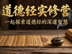 道德经实修营，一起探索道德经的深邃智慧