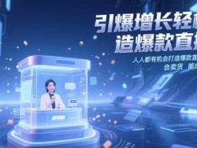 引爆增长轻松打造爆款直播间，​人人都有机会打造爆款直播间，会直播 会卖货 能成交 有业绩