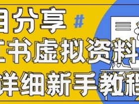 小红书虚拟资料变现野路子，0基础20分钟天，新手也能日入3张+(附资料包)