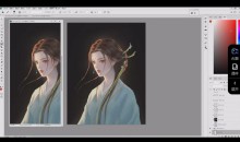 珊子半厚涂微写实+古风水墨插画课