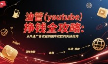 油管挣钱全攻略：从开通广告收益到国内收款的实操指南