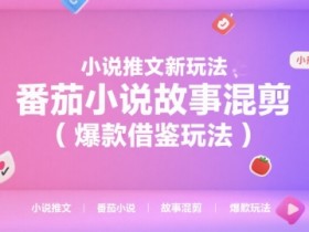 小说推文新玩法，番茄小说故事混剪（爆款借鉴玩法）