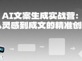 AI文案生成实战营：从灵感到成文的精准创作
