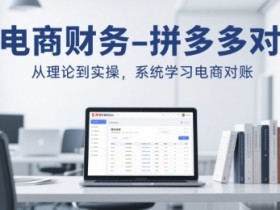 电商财务-拼多多对账，从理论到实操，系统学习电商对账