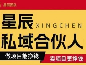 全网首发星辰私域项目合集，最新实操玩法，短期快速实现变现