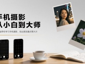 手机摄影从小白到大师，零基础带你学习手机摄影，拍出朋友圈点赞大片