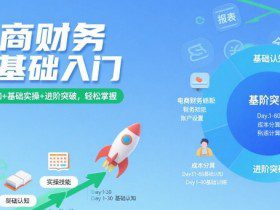 电商财务零基础入门，基础认知+基础实操+进阶突破，轻松掌握