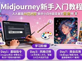 midjourney新手入门教程：人人都是AI艺术家，新手小白也能变身艺术大师