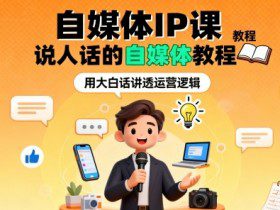 自媒体IP课，说人话的自媒体教程