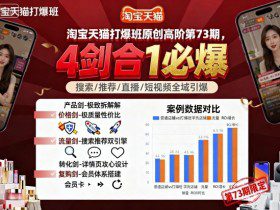 淘宝天猫打爆班原创高阶第73期，4剑合1必爆