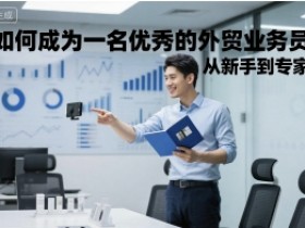 如何成为一名优秀的外贸业务员，从新手到专家