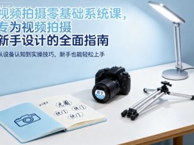视频拍摄零基础系统课，专为视频拍摄新手设计的全面指南