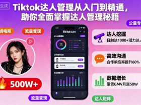 Tiktok达人管理从入门到精通，助你全面掌握达人管理秘籍