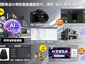 摄影师设计师的智能辅助技巧，摄影-设计-建筑-电商-平面