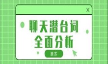 携苏《聊天潜台词全面分析》